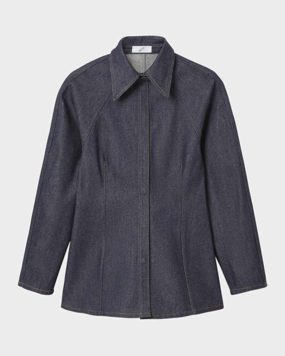 Tailored Organic Denim Shirt